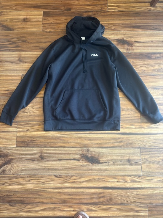 Fila Other - Fila Men's Black Pullover Hoodie with Small Logo